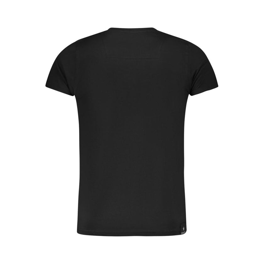 Accademia Militare Schwarzes Baumwoll-T-Shirt für Herren