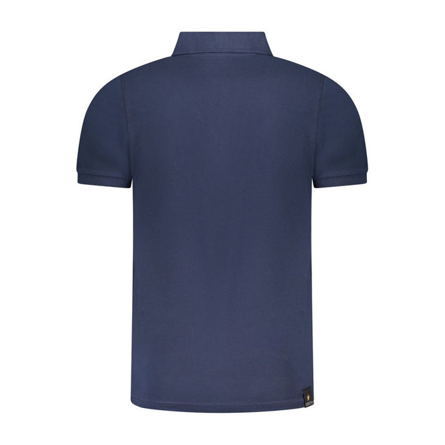 Accademia Militare Blu Cotton Herren Poloshirt