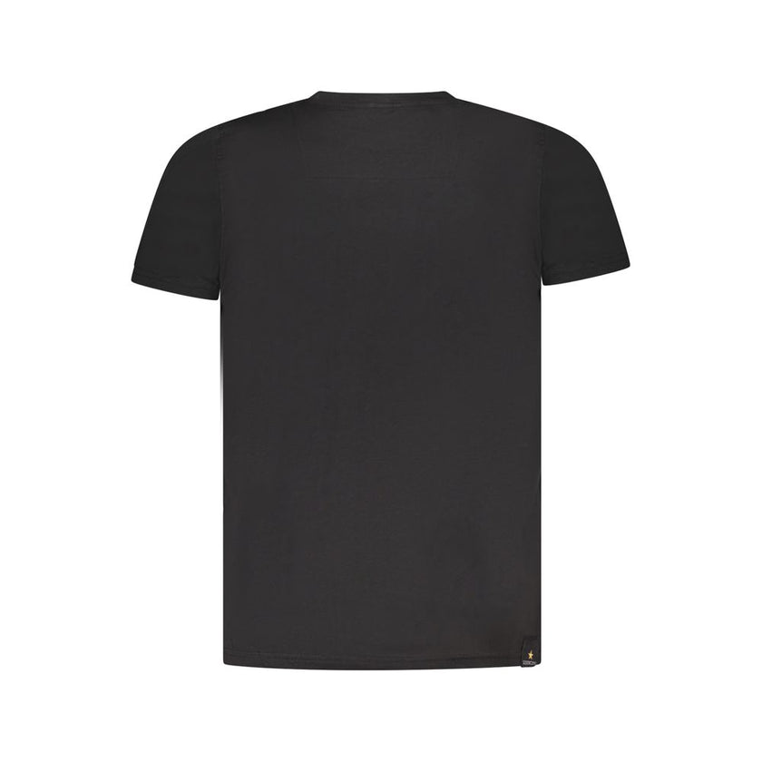 Accademia Militare Schwarzes Baumwoll-T-Shirt für Herren