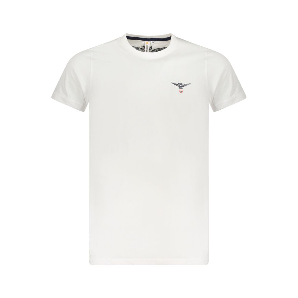 Accademia Militare Bianco Baumwoll-T-Shirt für Herren