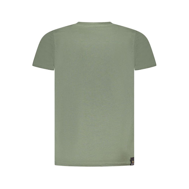 Accademia Militare Verde Baumwoll-T-Shirt für Herren