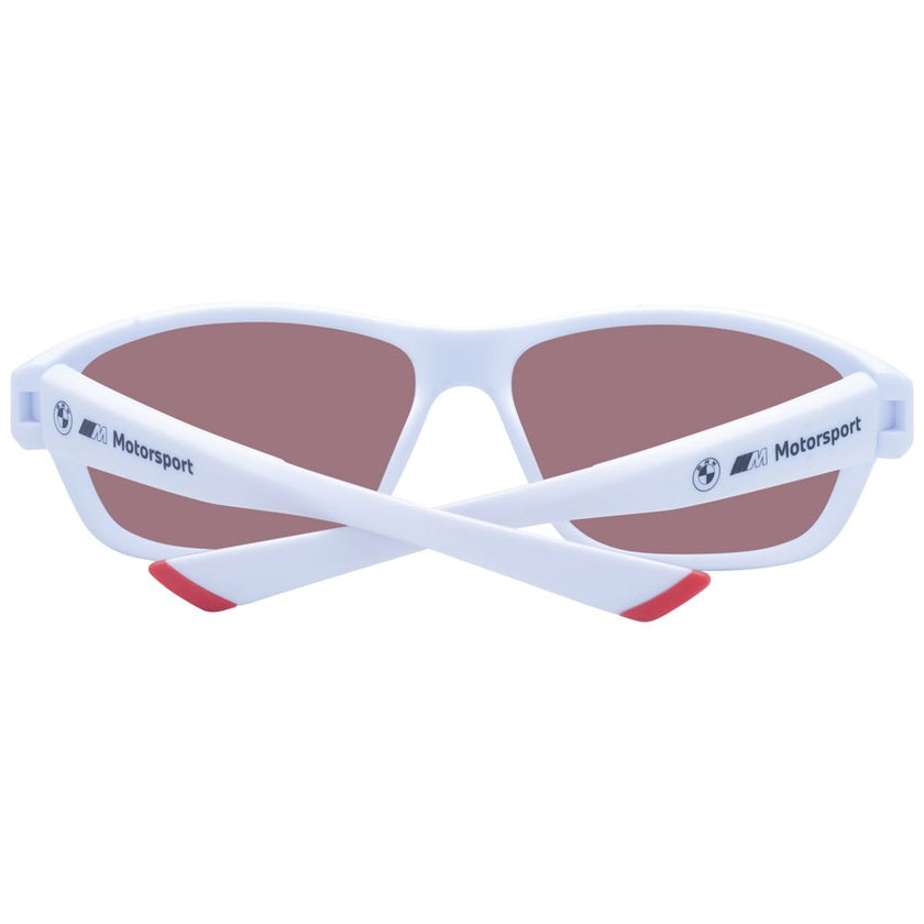 BMW Motorsport Weiße Sonnenbrille aus Kunststoff