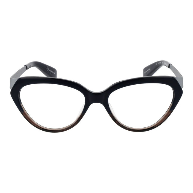 Yohji Yamamoto Schwarze Acetatbrille (Gestell)