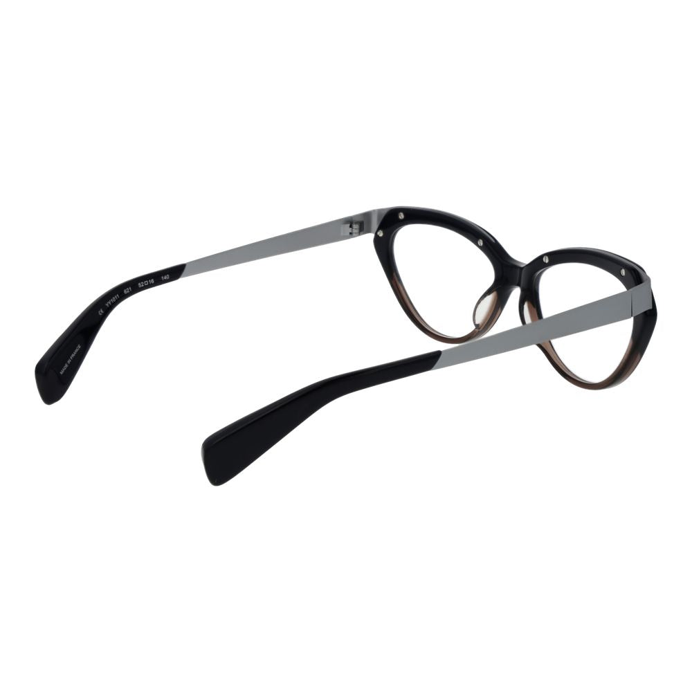 Yohji Yamamoto Schwarze Acetatbrille (Gestell)