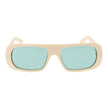 GCDS Sonnenbrille aus beigem Azetat