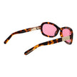 GCDS Braune Sonnenbrille aus Azetat