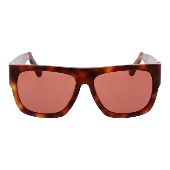 GCDS braune Sonnenbrille aus Acetat