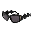 GCDS Schwarze Sonnenbrille aus Acetat