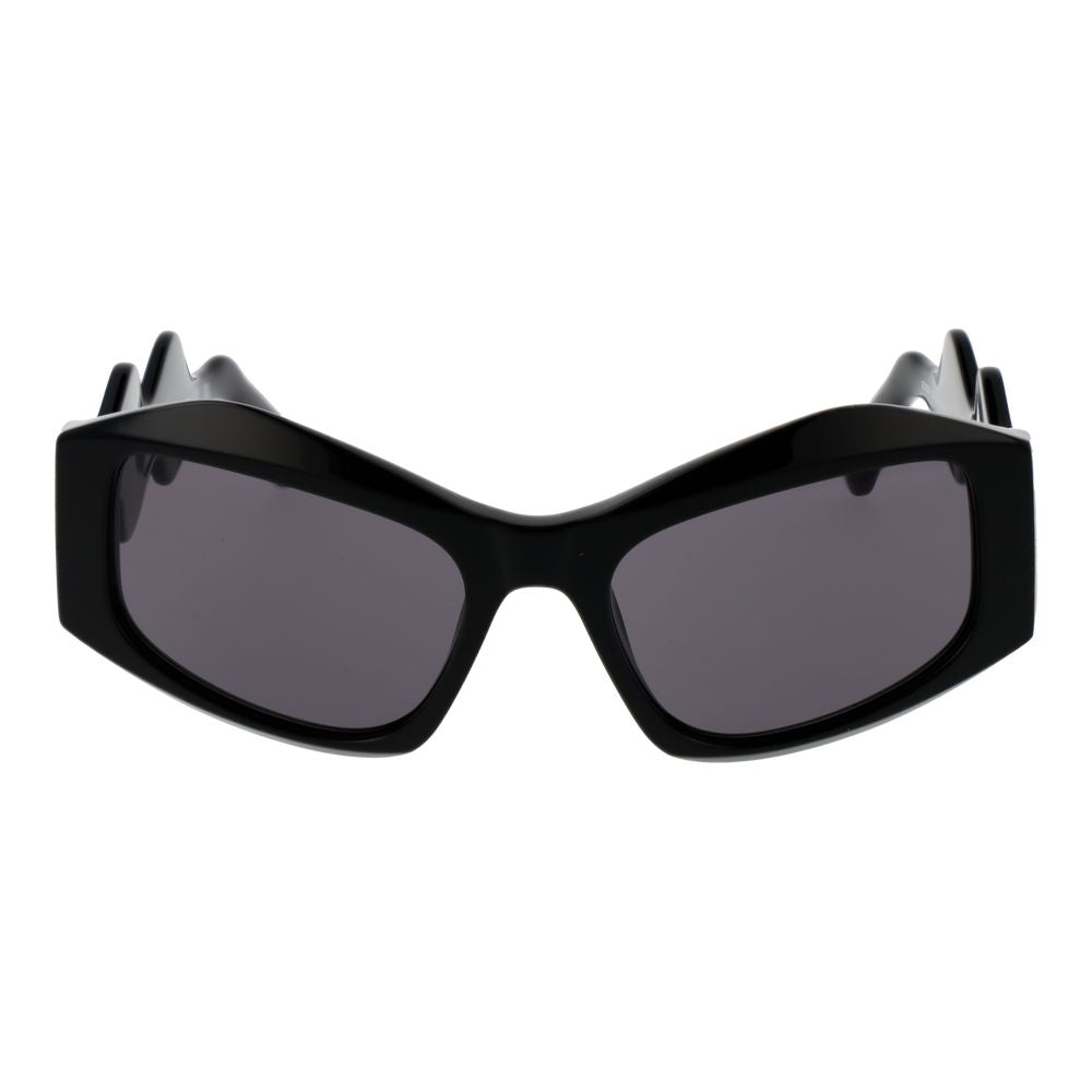 GCDS Schwarze Sonnenbrille aus Acetat
