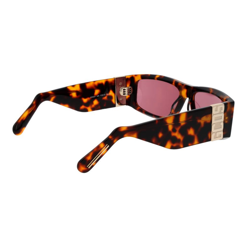 GCDS braune Sonnenbrille aus Acetat