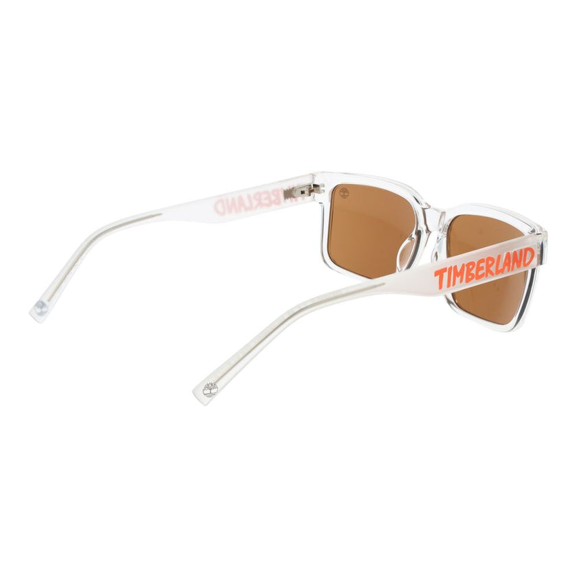 Timberland Transparente Sonnenbrille aus Edelstahl