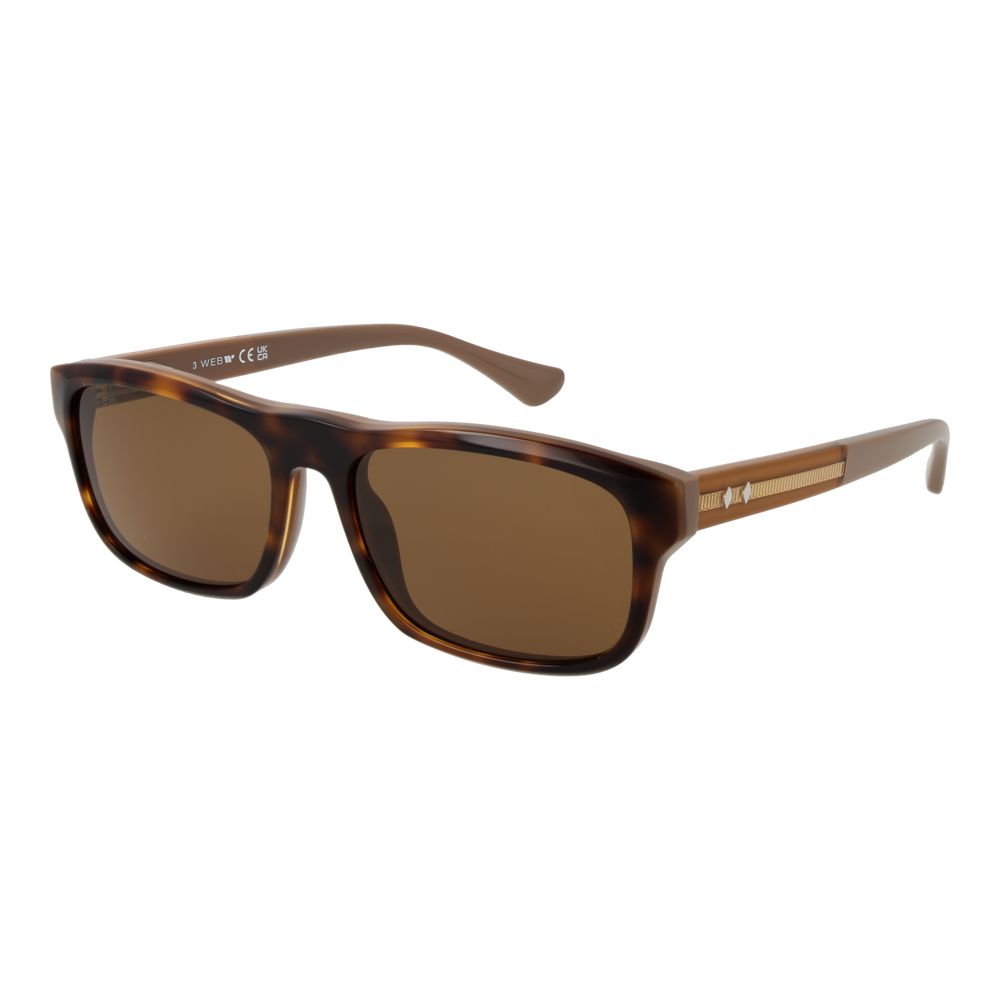 Web Braune Sonnenbrille aus Acetat