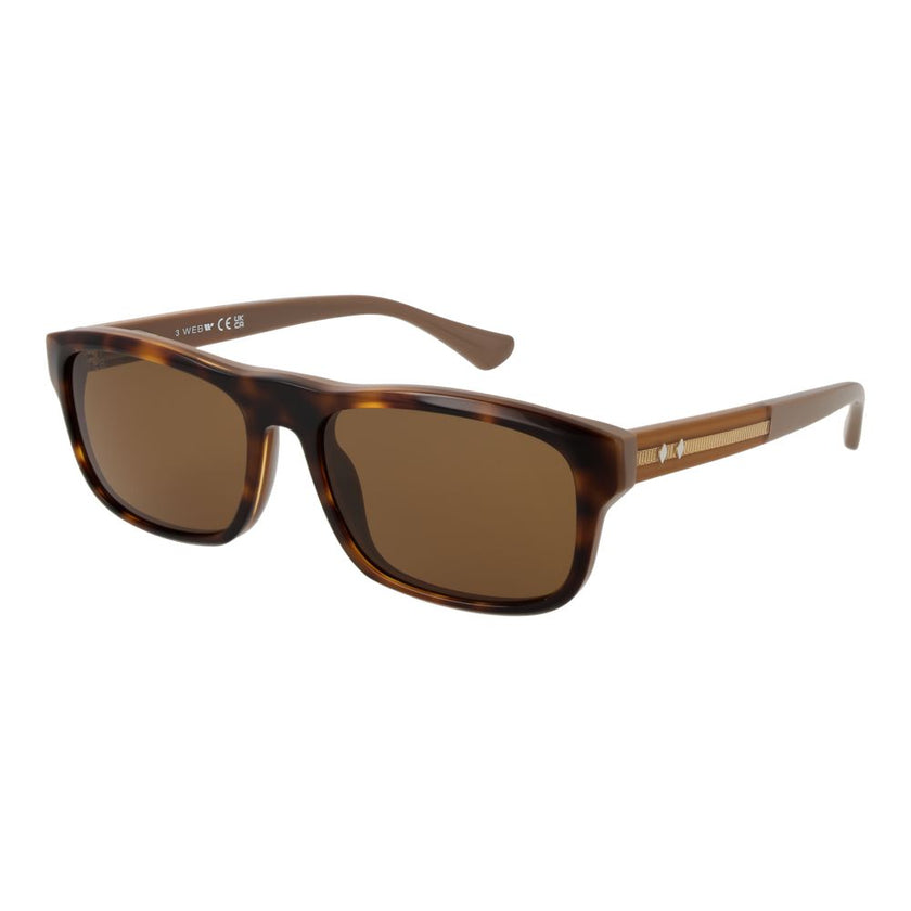 Web Braune Sonnenbrille aus Acetat