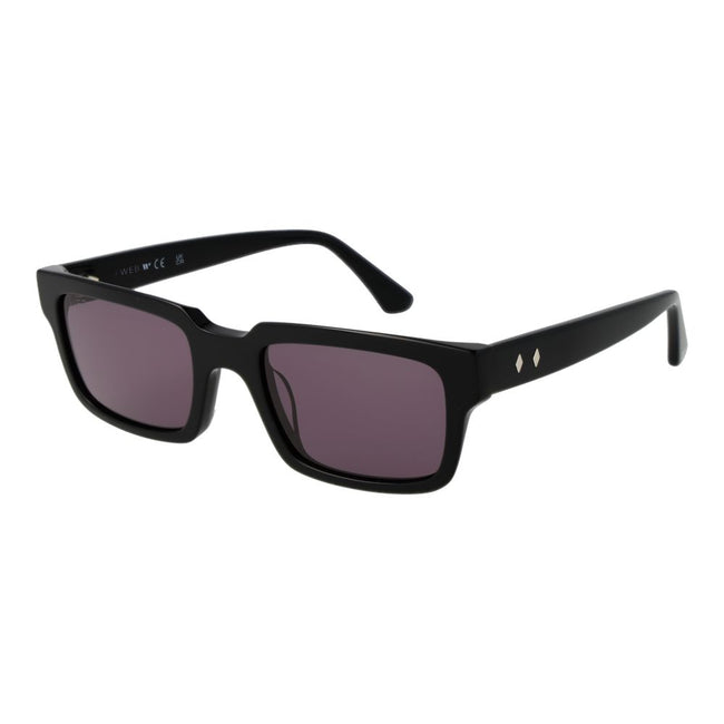 Web Schwarze Sonnenbrille aus Acetat