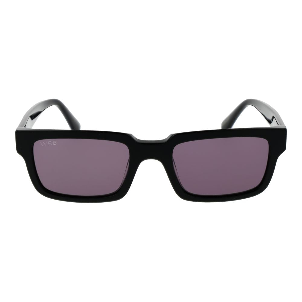 Web Schwarze Sonnenbrille aus Acetat