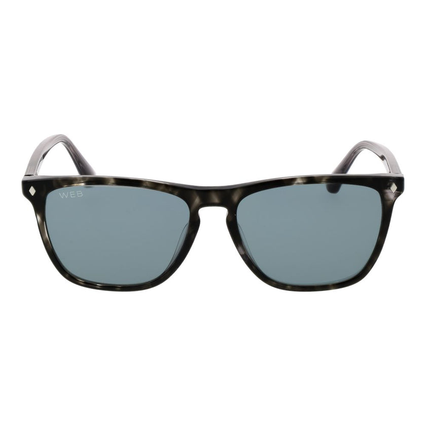 Web Schwarze Sonnenbrille aus Acetat
