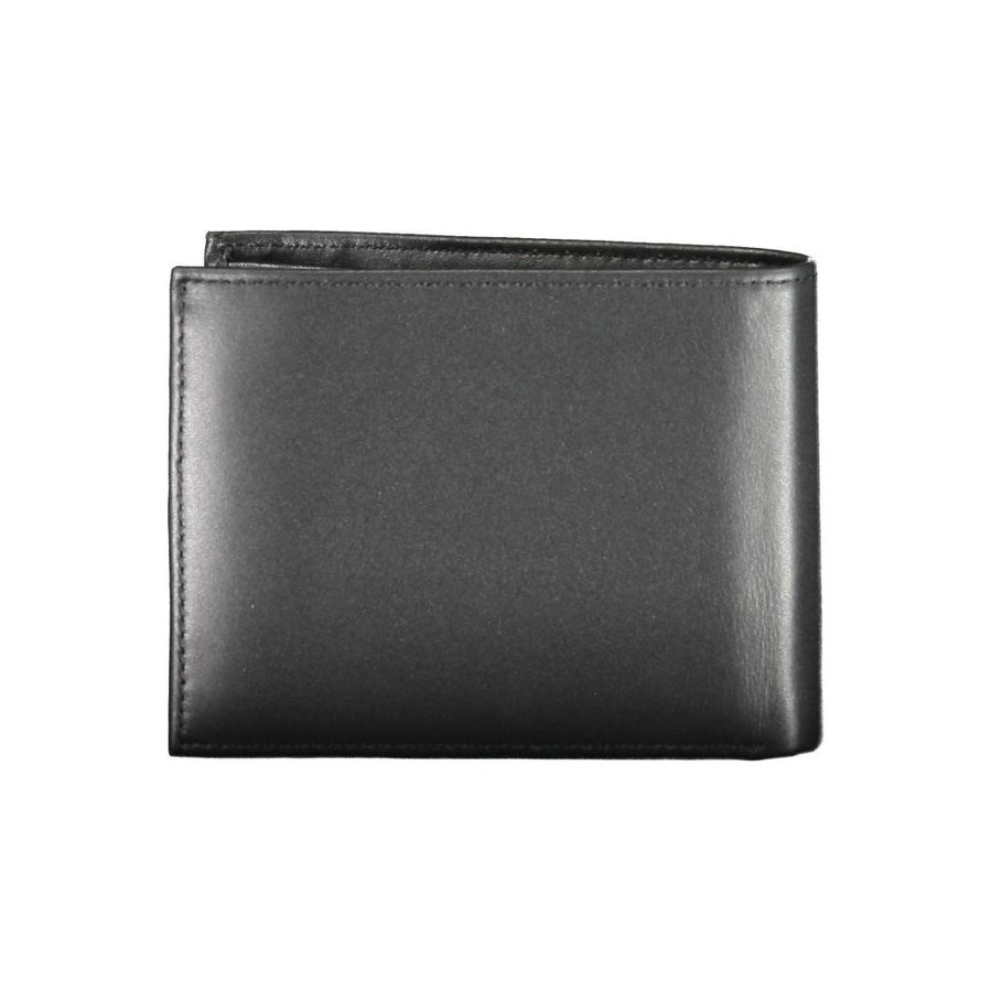 Calvin Klein Schwarzes Leder Portemonnaie für Herren