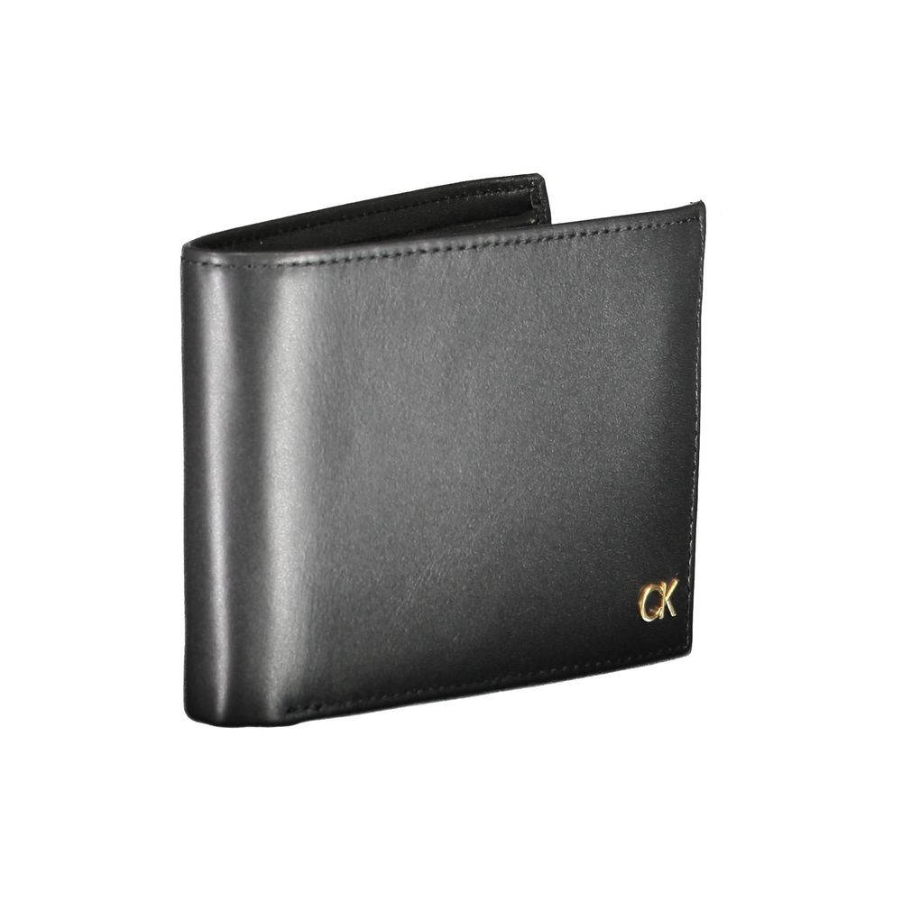 Calvin Klein Black Leather Men's Wallet
