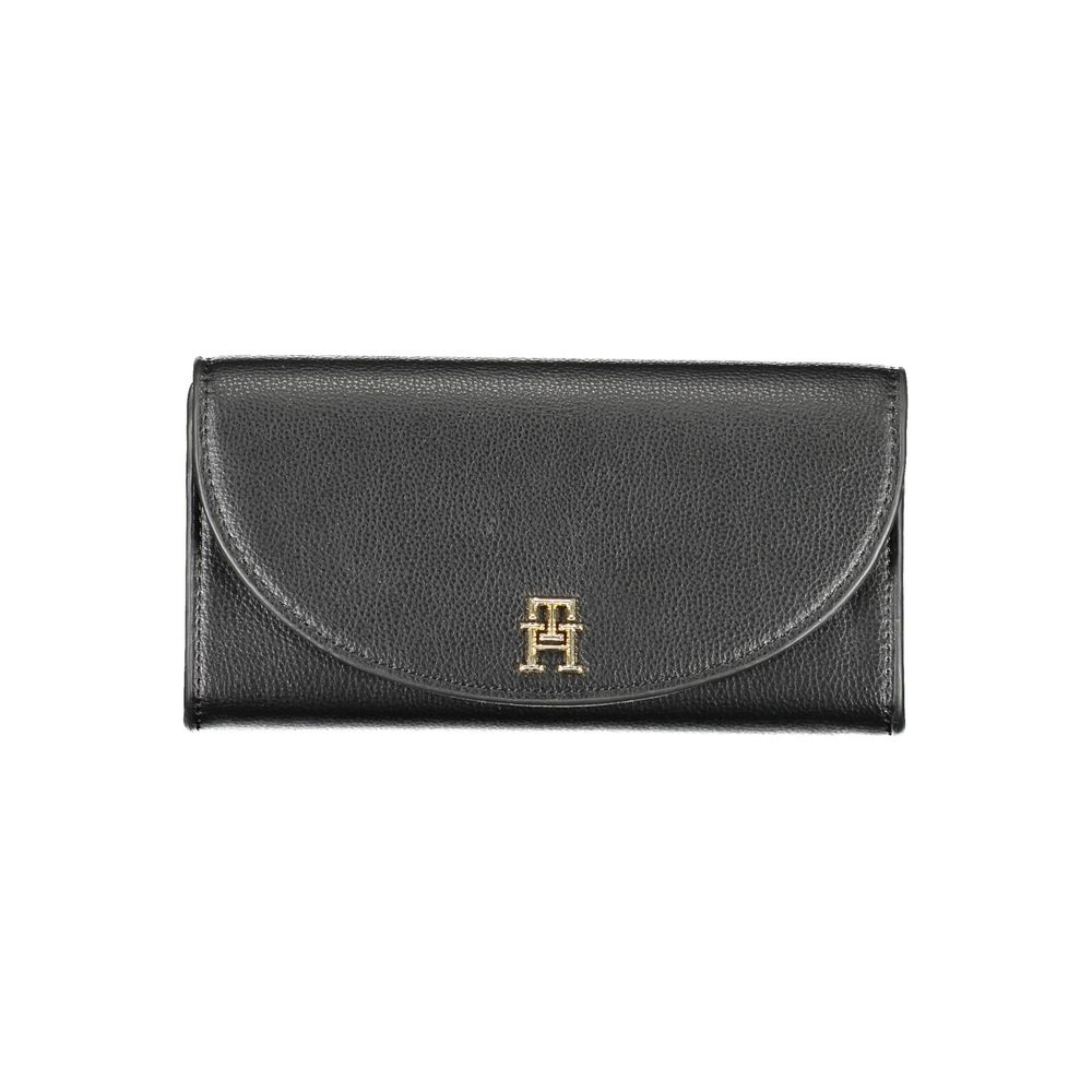 Tommy Hilfiger Women's Black Polyurethane Wallet