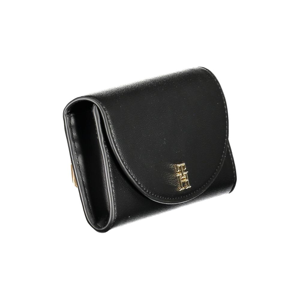 Tommy Hilfiger Women's Black Polyurethane Wallet