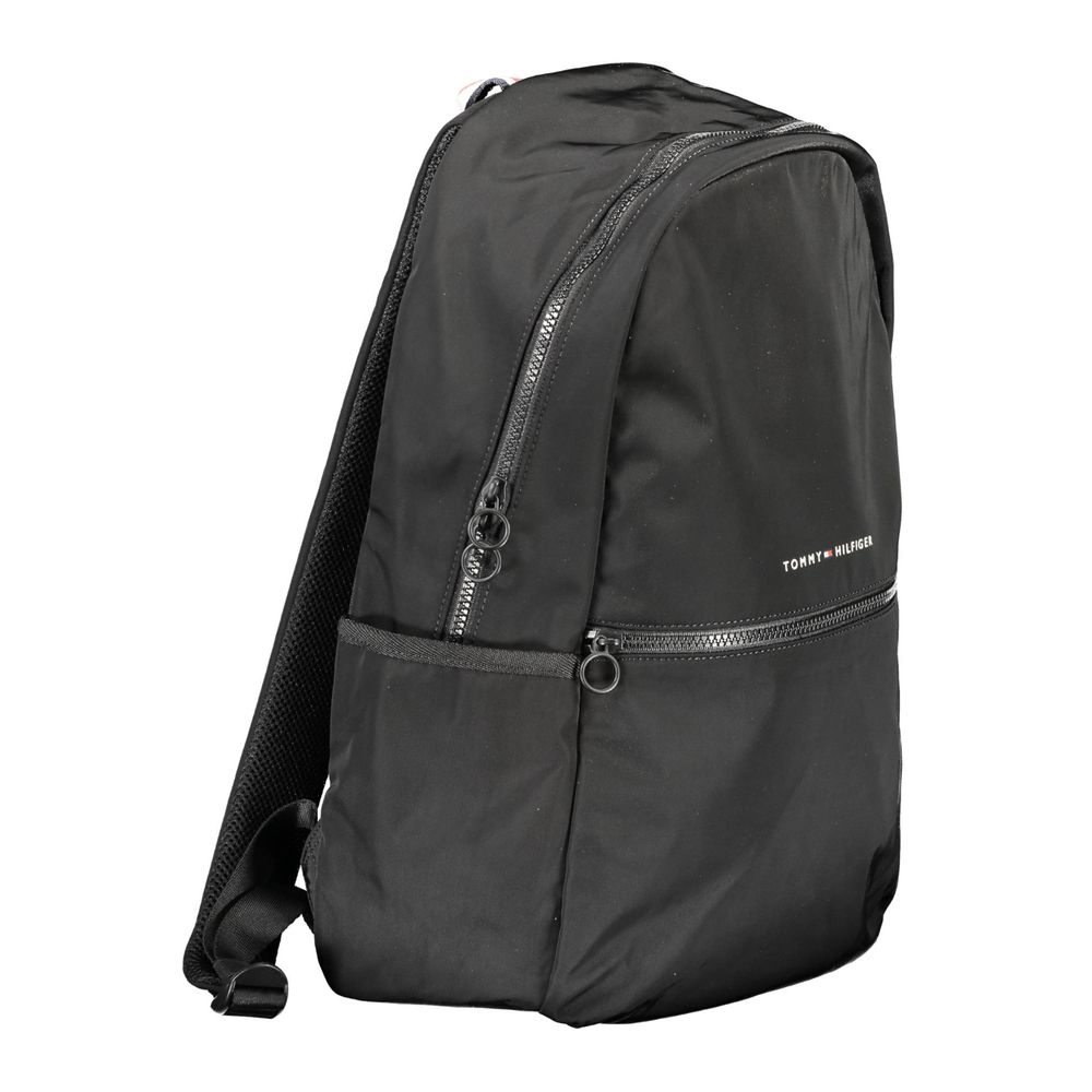 Tommy Hilfiger Schwarzer Polyester-Rucksack
