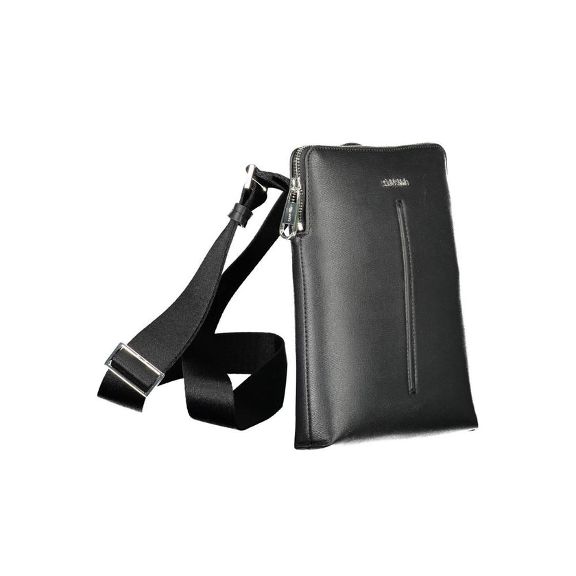 Calvin Klein Schwarze Polyester-Umhängetasche