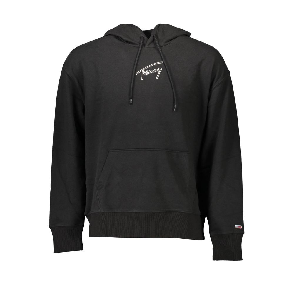 Tommy Hilfiger Men's Black Cotton Sweater