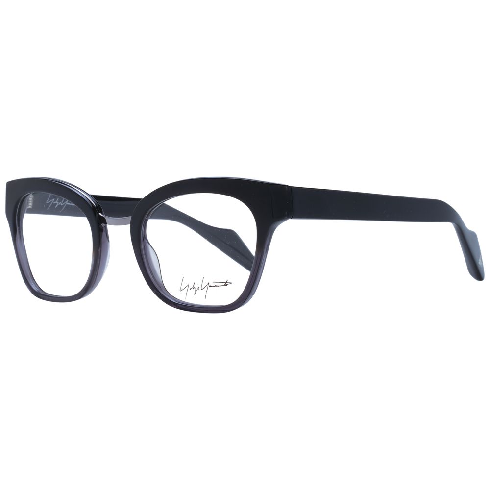 Yohji Yamamoto Schwarze Acetatbrille (Gestell)