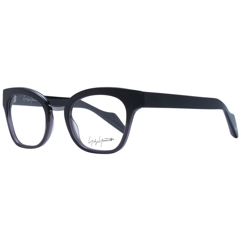 Yohji Yamamoto Schwarze Acetatbrille (Gestell)