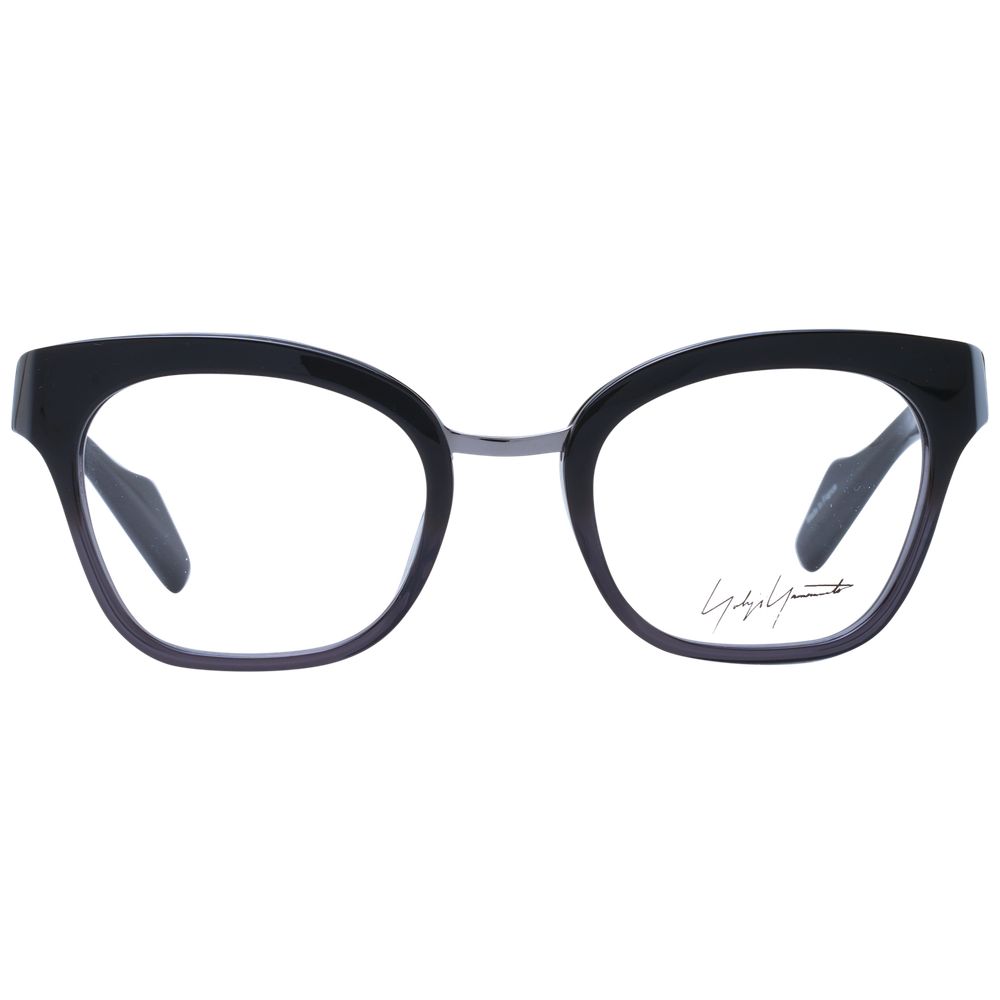 Yohji Yamamoto Schwarze Acetatbrille (Gestell)