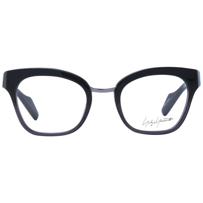 Yohji Yamamoto Schwarze Acetatbrille (Gestell)