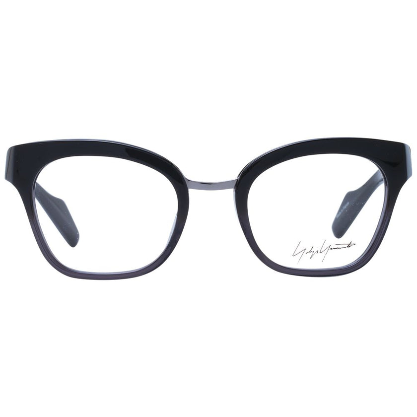 Yohji Yamamoto Schwarze Acetatbrille (Gestell)
