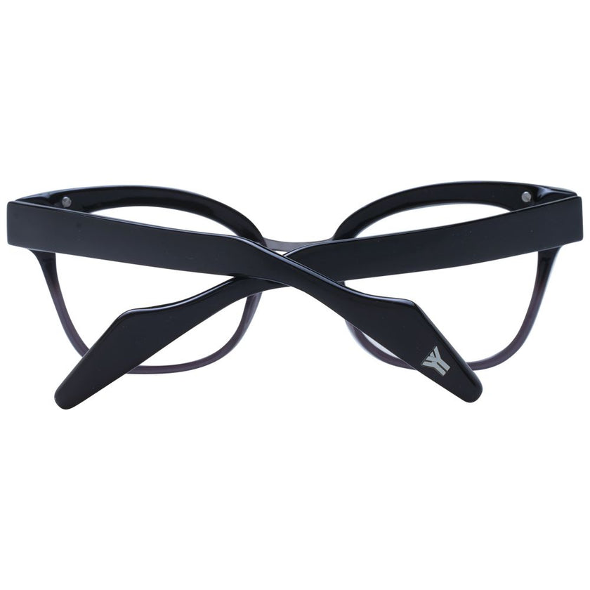 Yohji Yamamoto Schwarze Acetatbrille (Gestell)