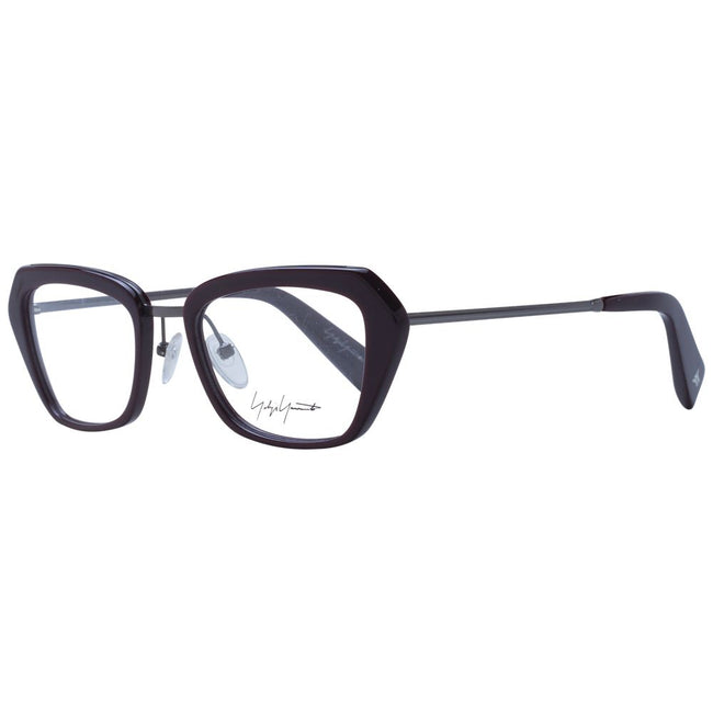 Yohji Yamamoto burgunderfarbene Brille aus Metall und Kunststoff (Fassungen)