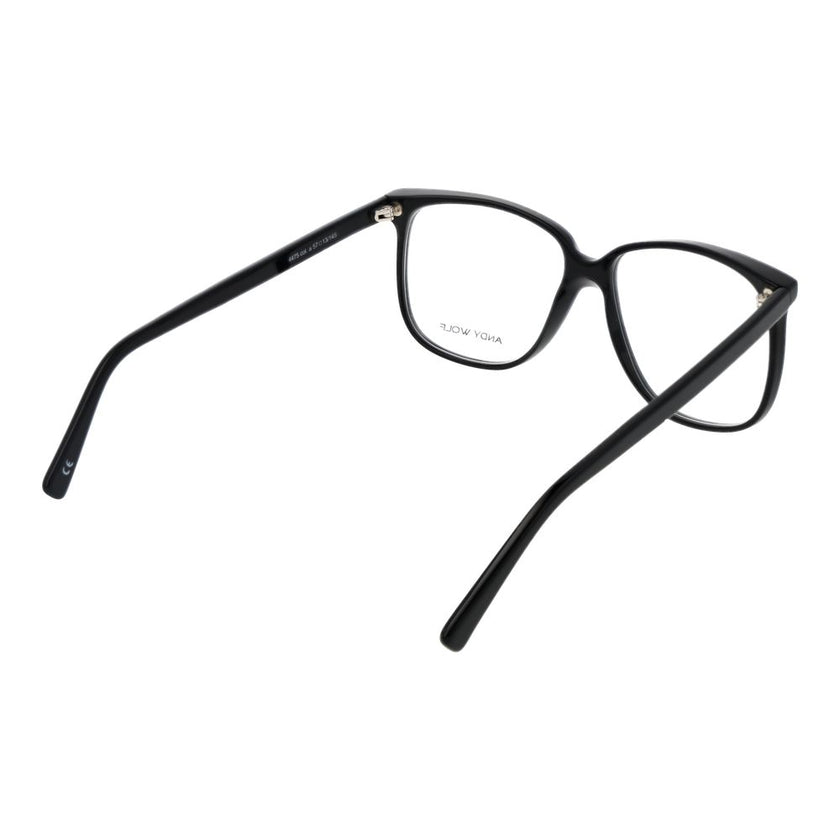 Andy Wolf Schwarze Brille aus Acetat (Gestell)