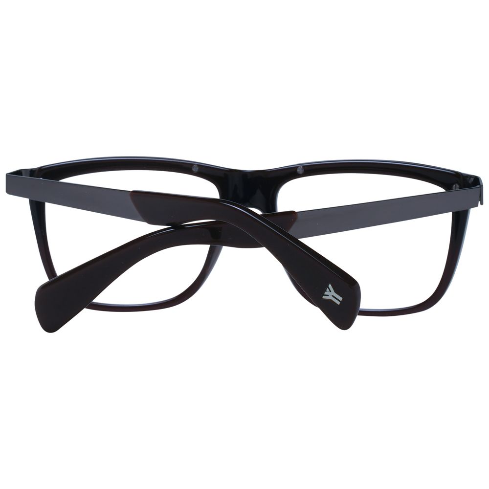 Yohji Yamamoto brown acetate glasses