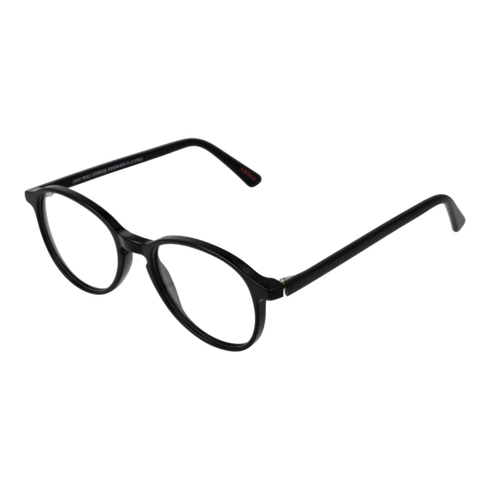 Andy Wolf schwarze Azetatbrille (Gestell)