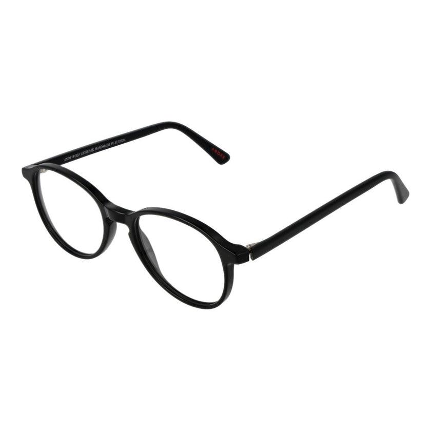 Andy Wolf schwarze Azetatbrille (Gestell)