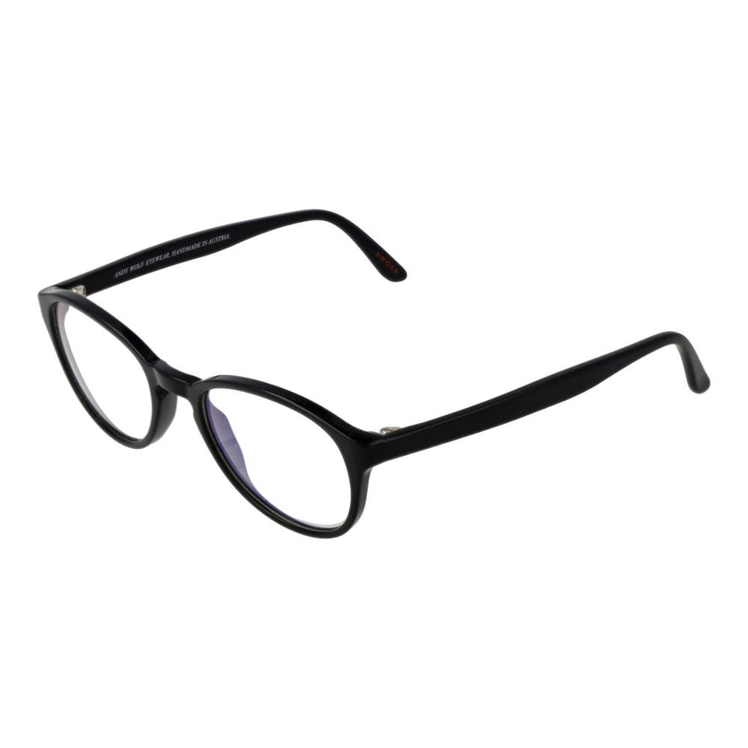 Andy Wolf Schwarze Brille aus Acetat (Gestell)