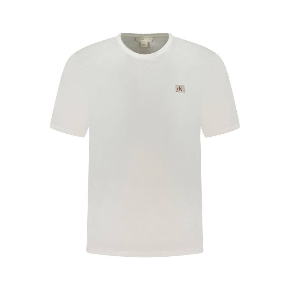 Calvin Klein Men's White Cotton T-Shirt