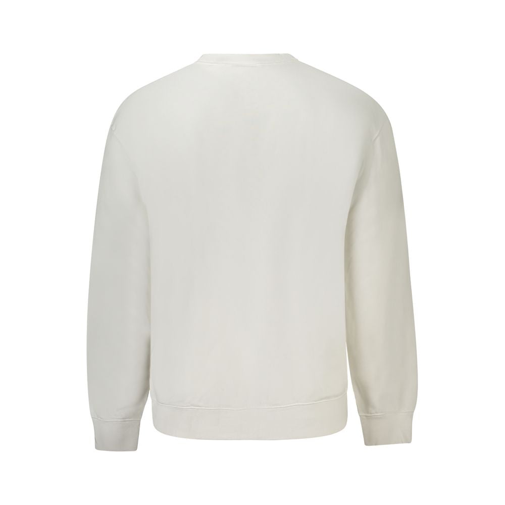 Calvin Klein Men's White Cotton Sweatshirt