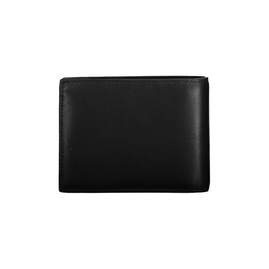 Calvin Klein Schwarzes Leder Portemonnaie für Herren