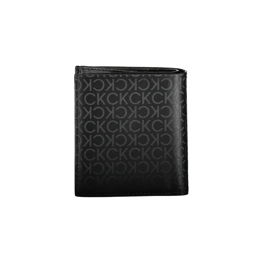 Calvin Klein Schwarzes Polyester Portemonnaie