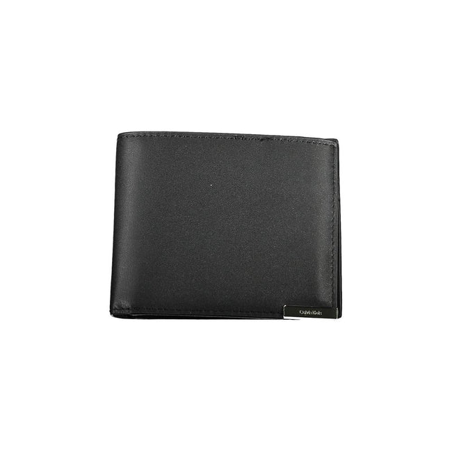 Calvin Klein Schwarzes Portemonnaie aus Polyethylen