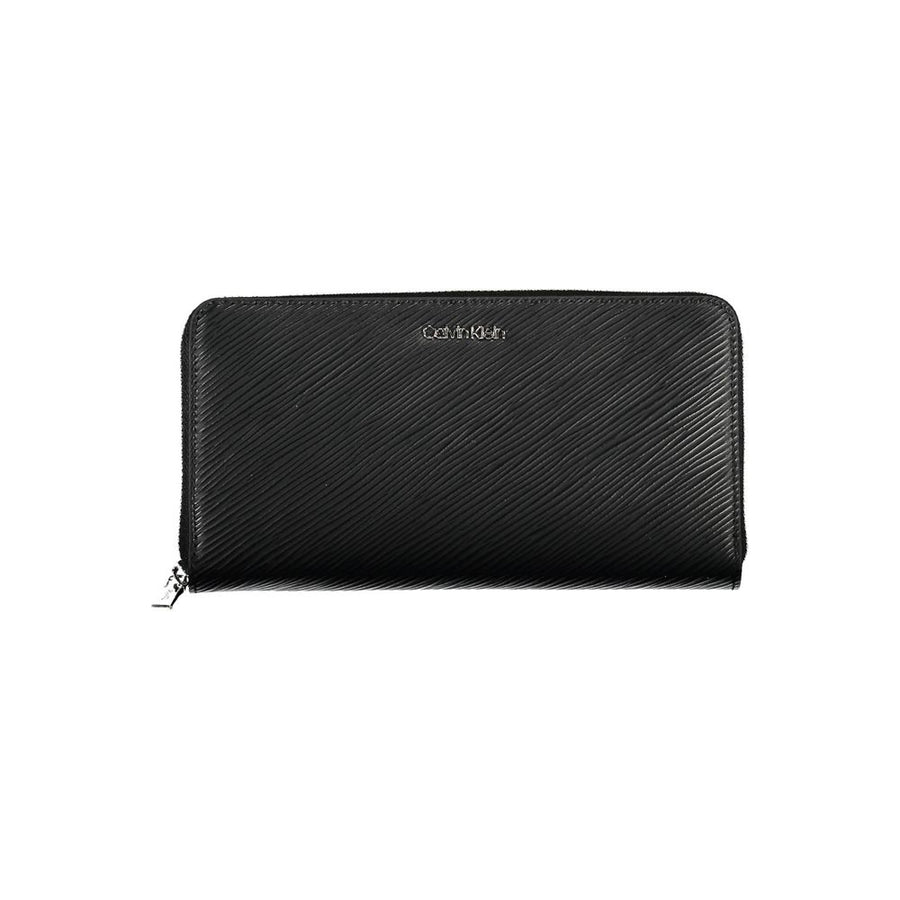 Calvin Klein Schwarze Geldbörse aus Polyurethan für Damen