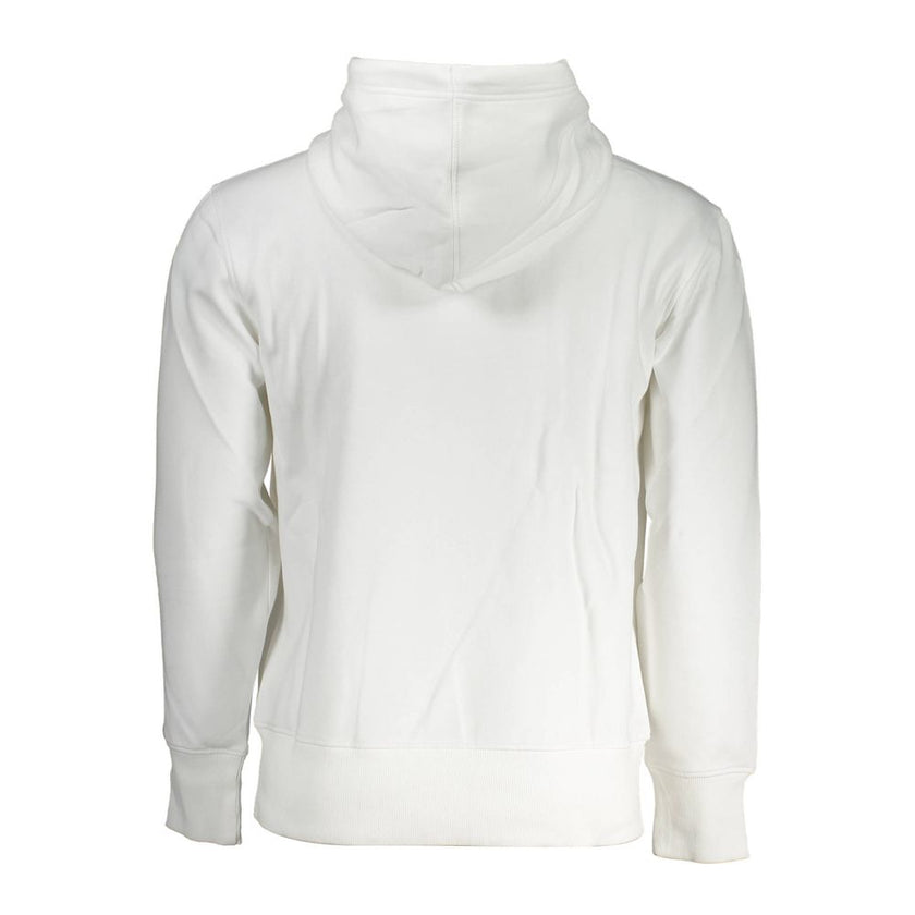 Calvin Klein Weißes Herren-Sweatshirt aus Baumwolle