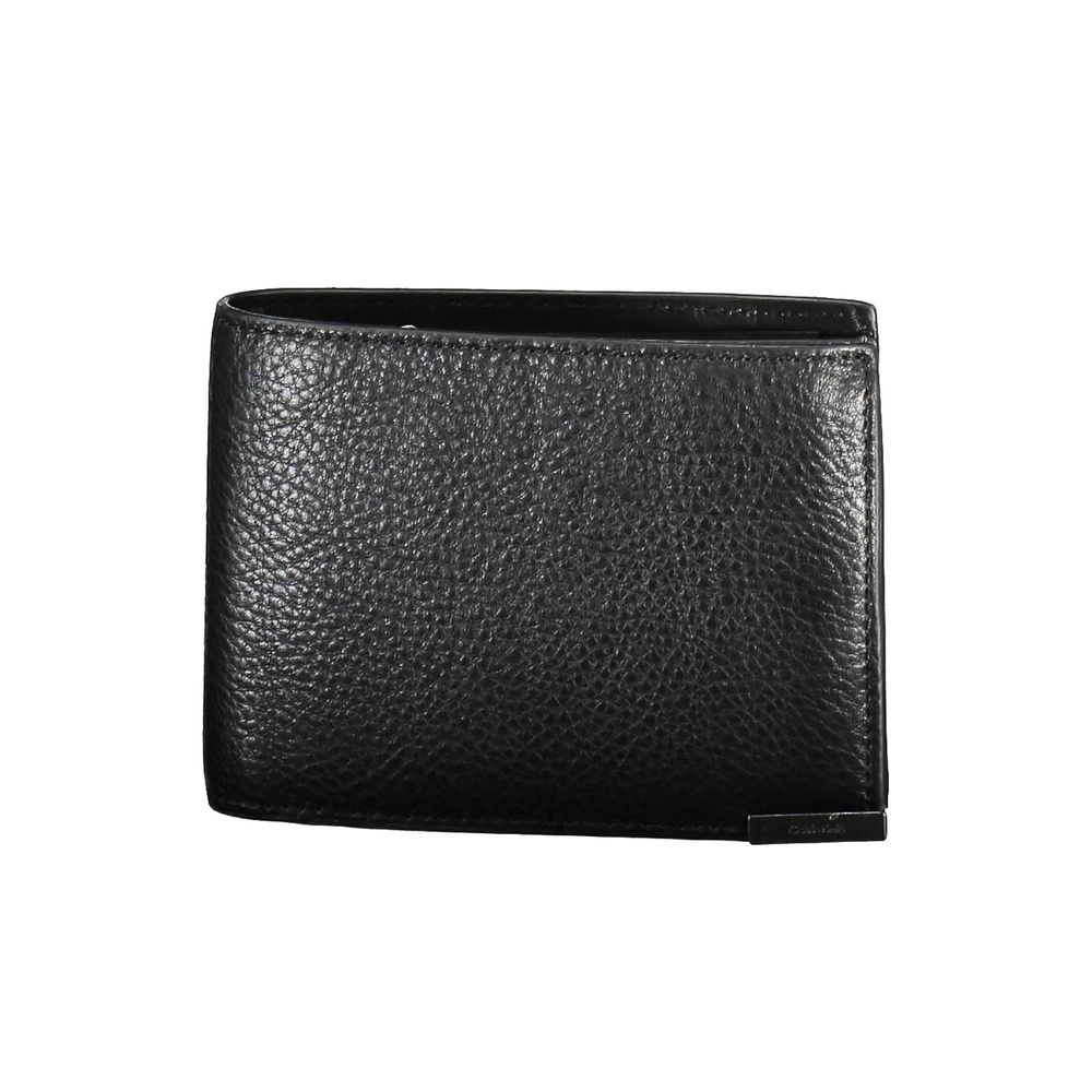 Calvin Klein Black Leather Men's Wallet