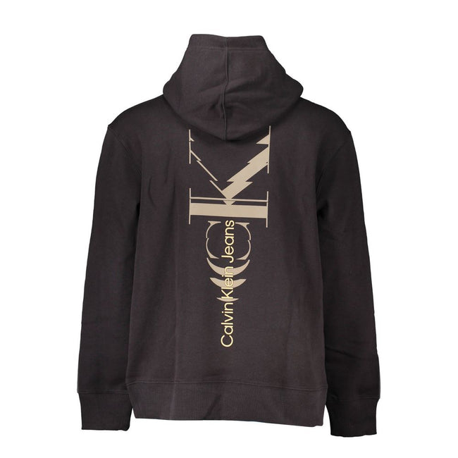 Calvin Klein Schwarzer Herren-Hoodie aus Baumwolle