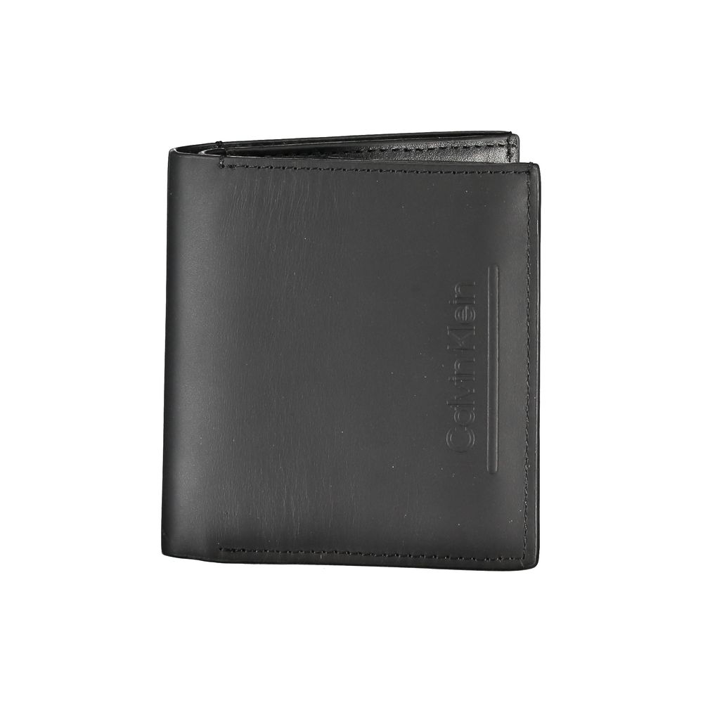 Calvin Klein Black Leather Men's Wallet