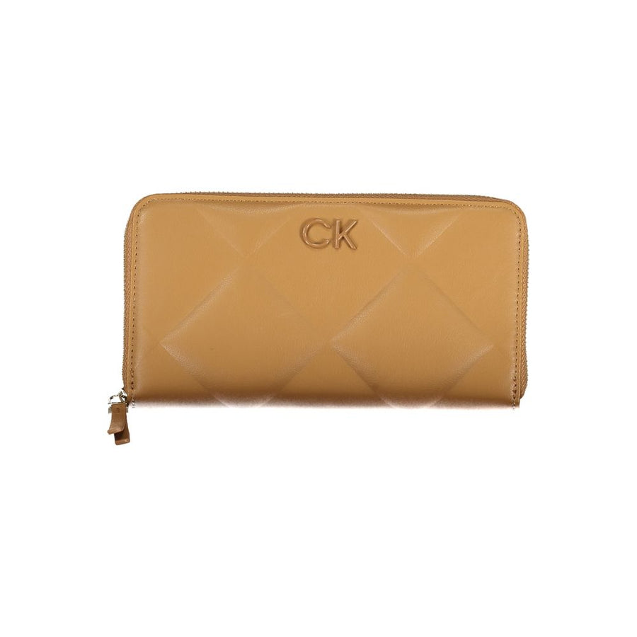 Calvin Klein Braunes Polyester Portemonnaie